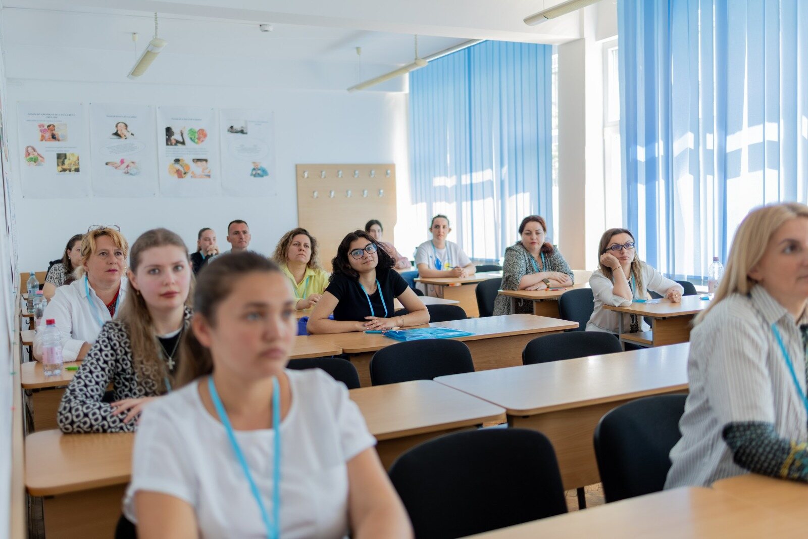 Elevi Henri Coandă la curs